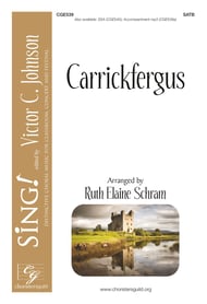 Carrickfergus SATB choral sheet music cover Thumbnail